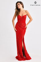 Faviana 11463 - Red