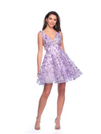 Dave and Johnny Short 11765 - Lilac