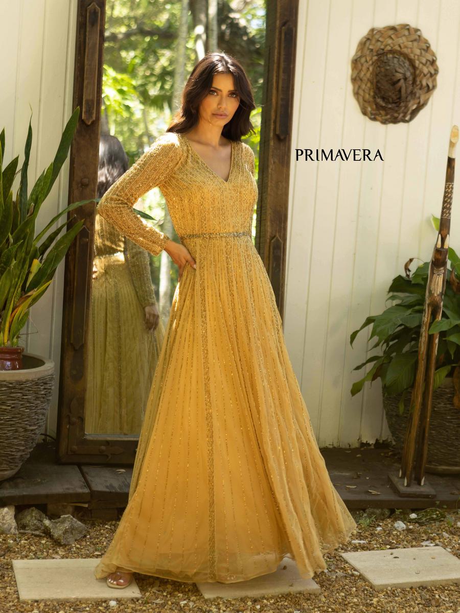 Primavera Evening Dress 12010 - Caramel