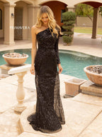 Primavera Evening Dress 12025 - Black
