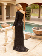 Primavera Evening Dress 12025 - Black