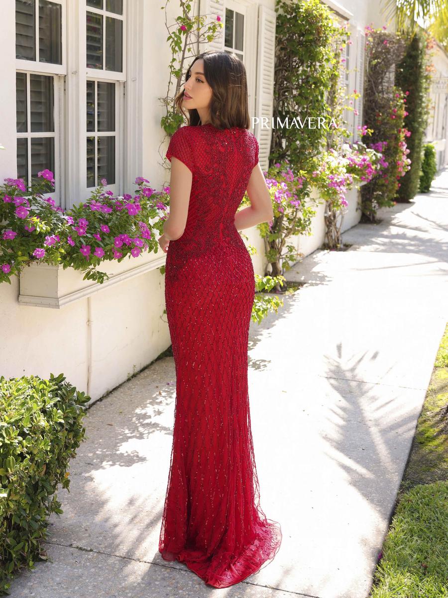 Primavera Evening Dress 12155 - Red