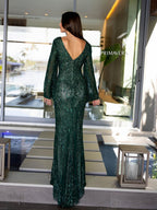 Primavera Evening Dress 12164 - Forest Green