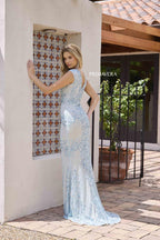 Primavera Evening Dress 12175 - Powder Blue