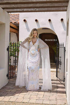 Primavera Evening Dress 12176 - Ivory