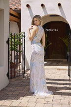 Primavera Evening Dress 12176 - Ivory
