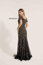 Primavera Evening Dress 12178 - Black Gold