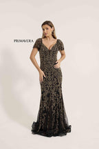 Primavera Evening Dress 12178 - Black Gold
