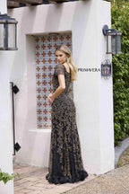 Primavera Evening Dress 12178 - Black Gold