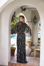 Primavera Evening Dress 12189 - Black Gold