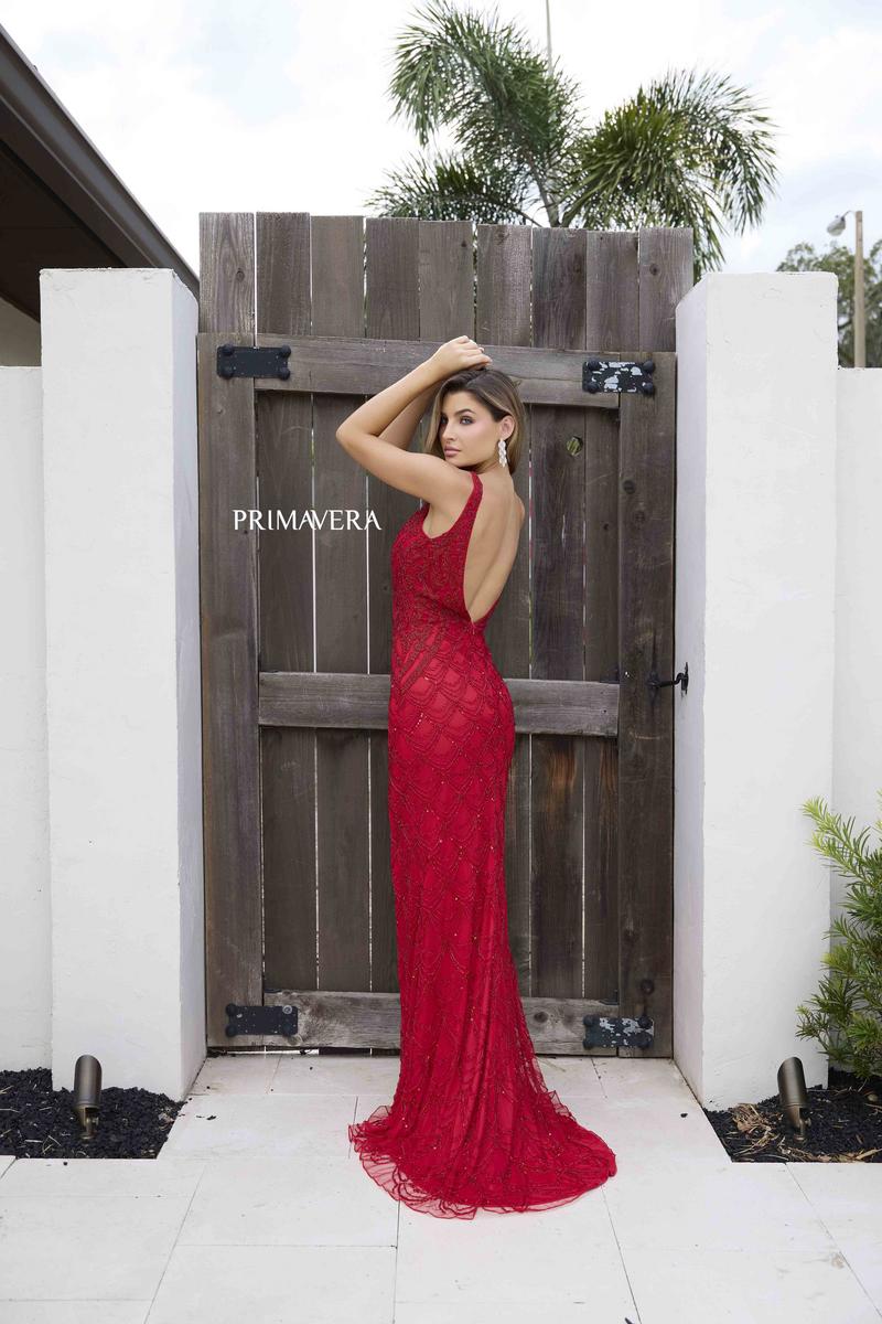 Primavera Evening Dress 12192 - Red