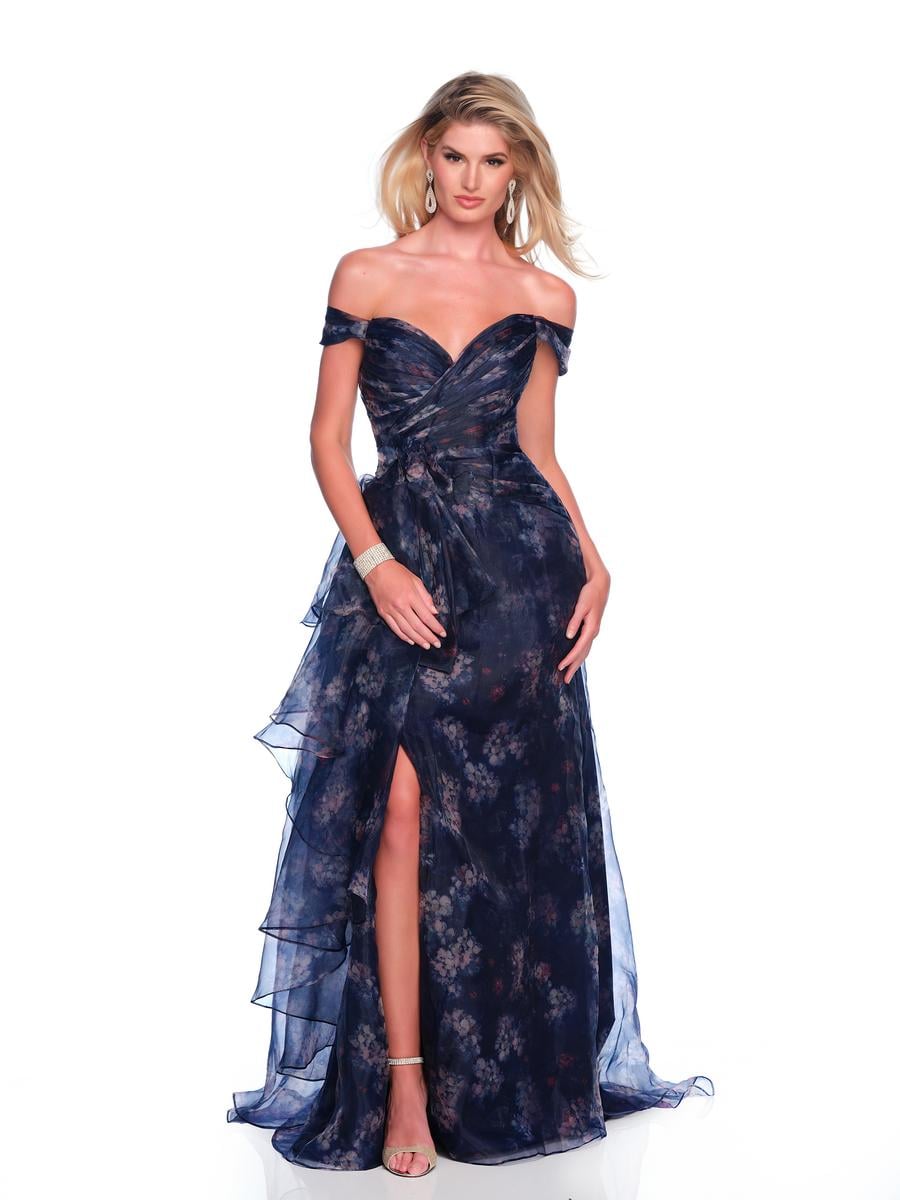 Dave and Johnny Long 12336 - Navy Print