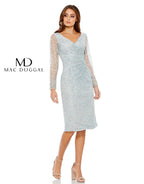 Cocktail by Mac Duggal Dress 12408 - Platinum
