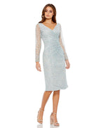 Cocktail by Mac Duggal Dress 12408 - Platinum