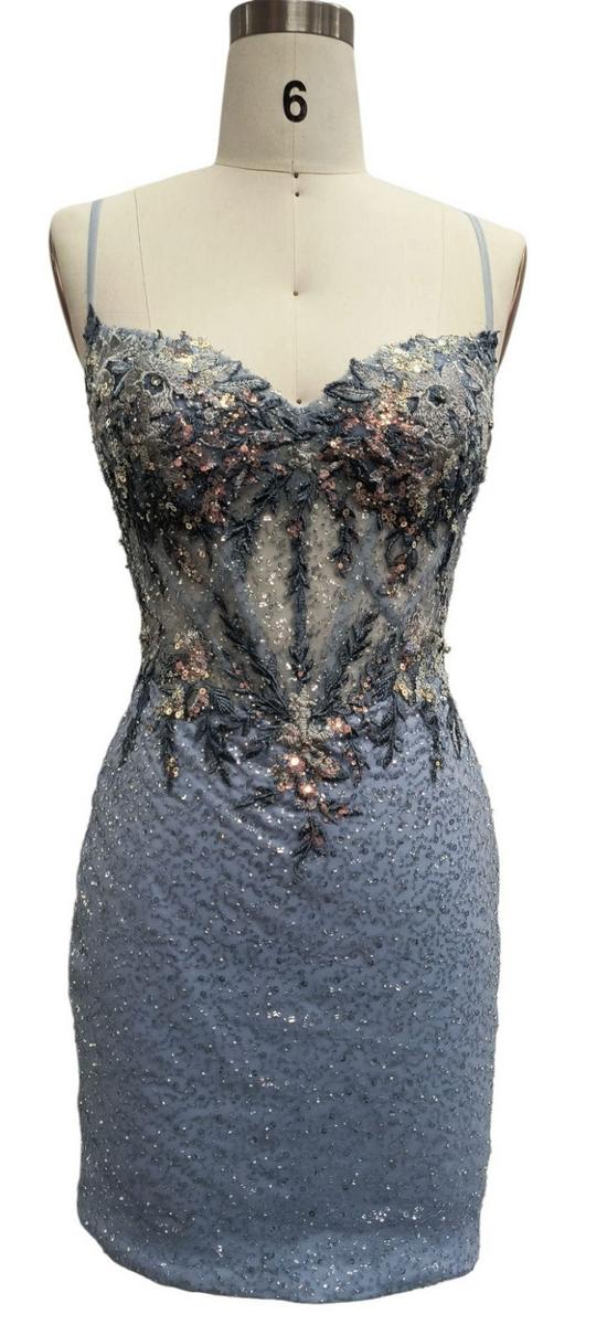 Dave and Johnny Short 12442 - Dusty Blue