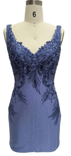 Dave and Johnny Short 12462 - Periwinkle