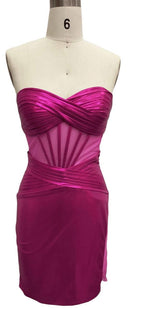 Dave and Johnny Short 12565 - Fuchsia