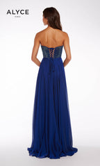 Alyce Prom Dress 1308 - Sapphire