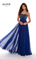Alyce Prom Dress 1308 - Sapphire