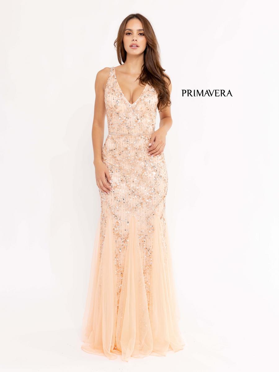 Primavera Mother of the Bride Dress 13107 - Peach