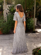 Primavera Mother of the Bride Dress 13119 - Platinum
