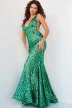 Jovani Prom 24097 - Emerald
