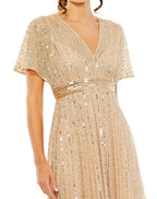 Cocktail by Mac Duggal Dress 14007 - Taupe