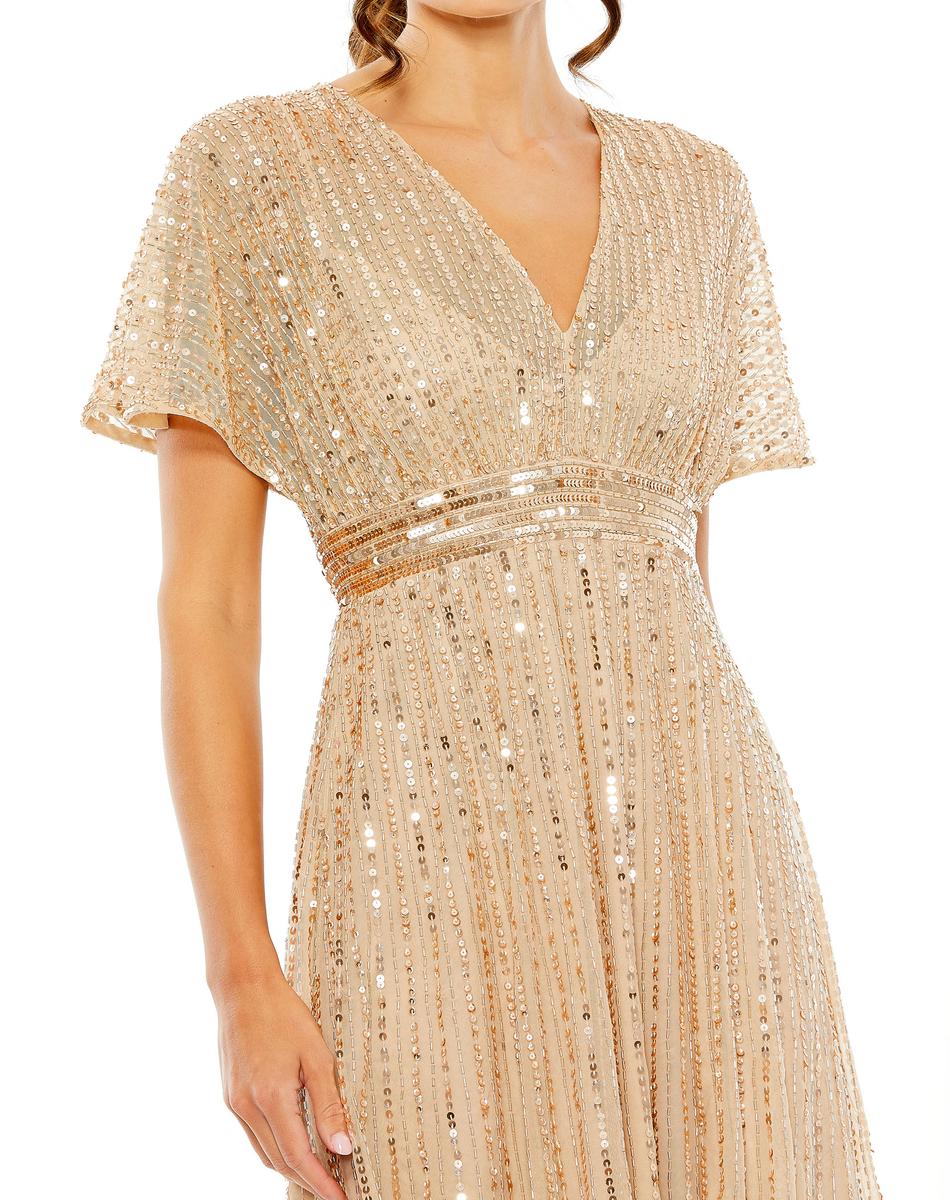 Cocktail by Mac Duggal Dress 14007 - Taupe