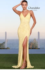 Chandalier Los Angeles Dress 30118 - Lemon