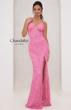 Chandalier Los Angeles Dress 30118 - BERRY PINK