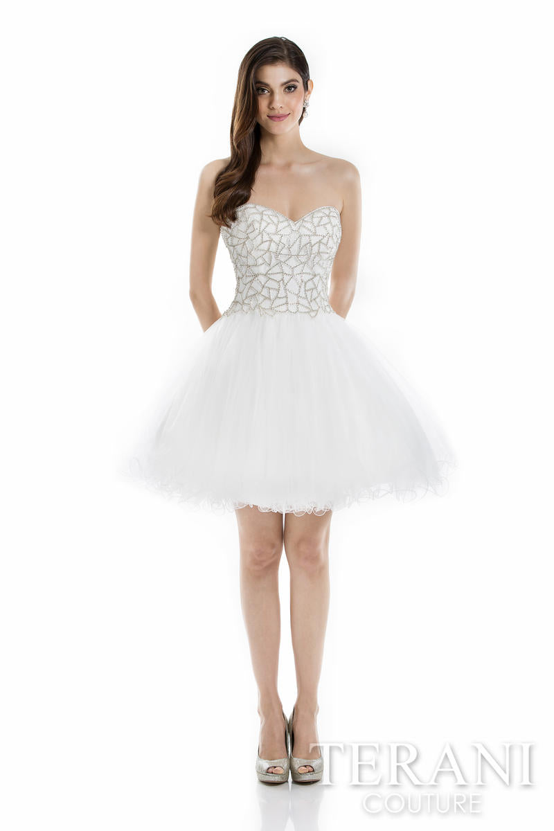 Terani Prom Dress 1611P0103 - White