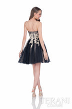 Terani Prom Dress 1611P0134 - Black Nude