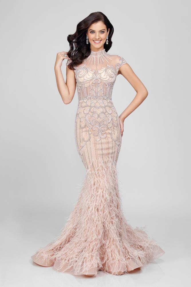 Terani Pageant Dress 1721GL4446 - Blush