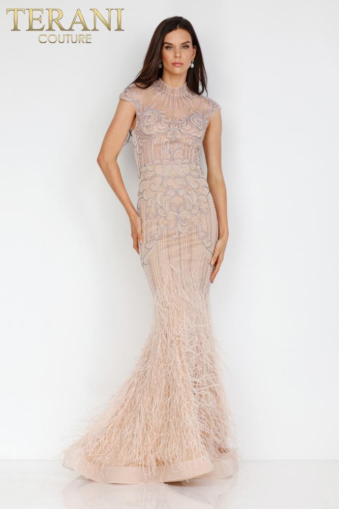 Terani Pageant Dress 1721GL4446 - Blush