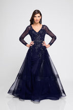 Terani Mother of the Bride Dress 1722M4354 - Navy