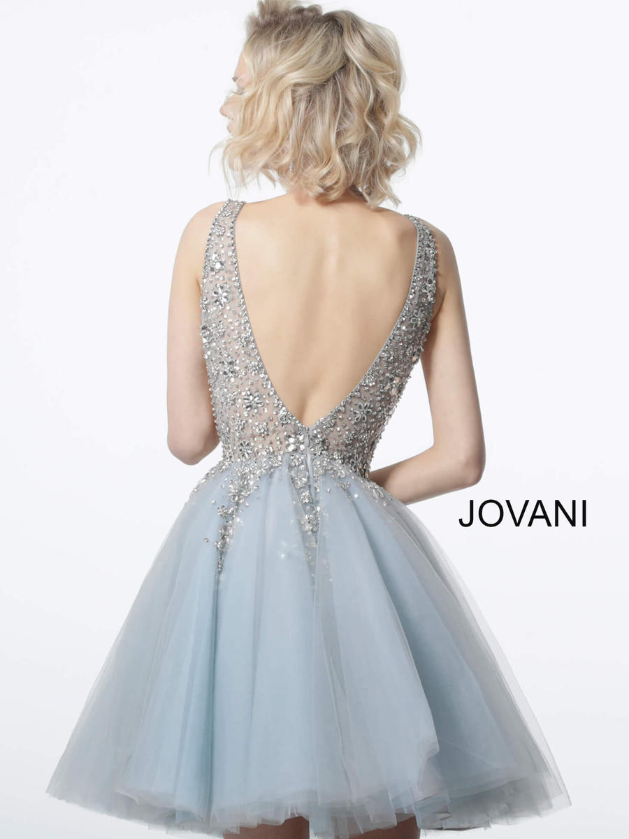 Jovani Short Dresses 1774 - Light Blue