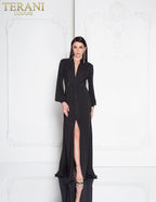 Terani Evenings Dress 1812E6274 - Black