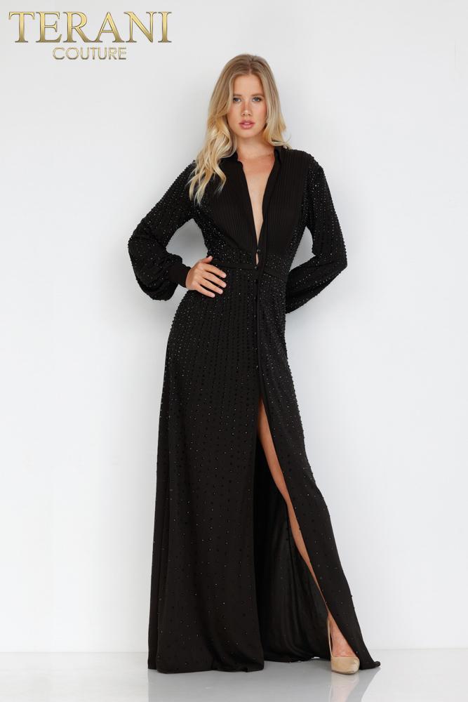 Terani Evenings Dress 1812E6274 - Black
