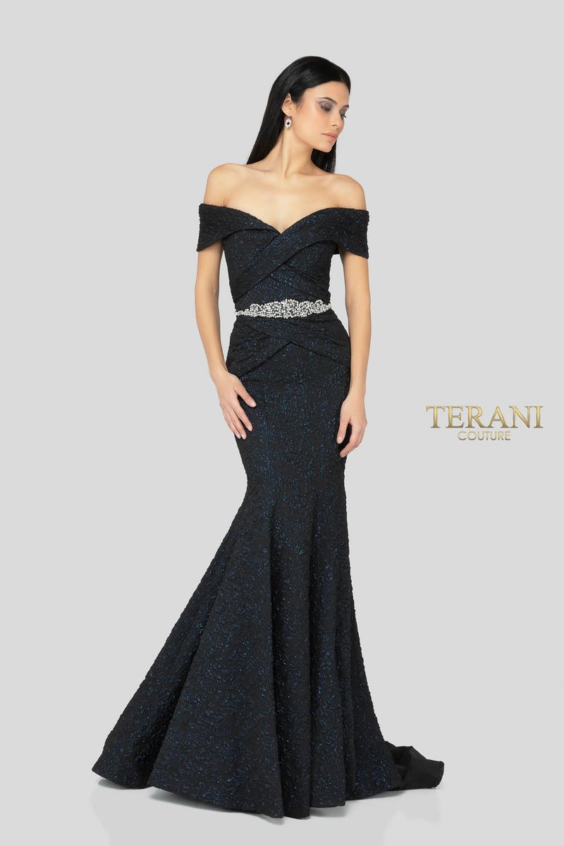 Terani Mother of the Bride Dress 1812M6657 - Navy