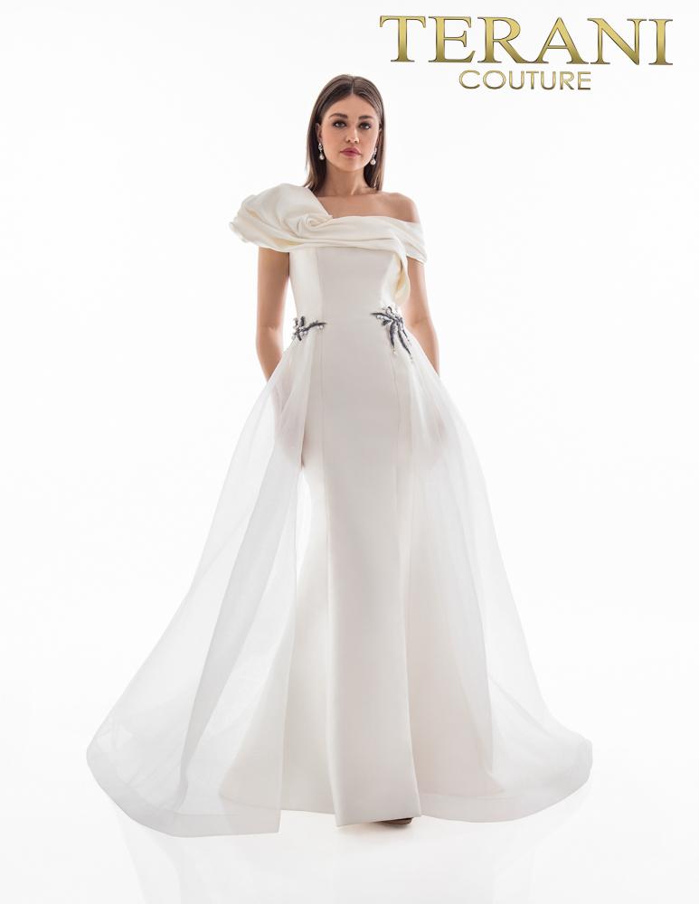 Terani Couture Evening 1821E7100 - Ivory