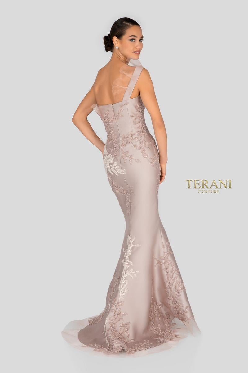 Terani Evenings Dress 1911E9095 - Champagne
