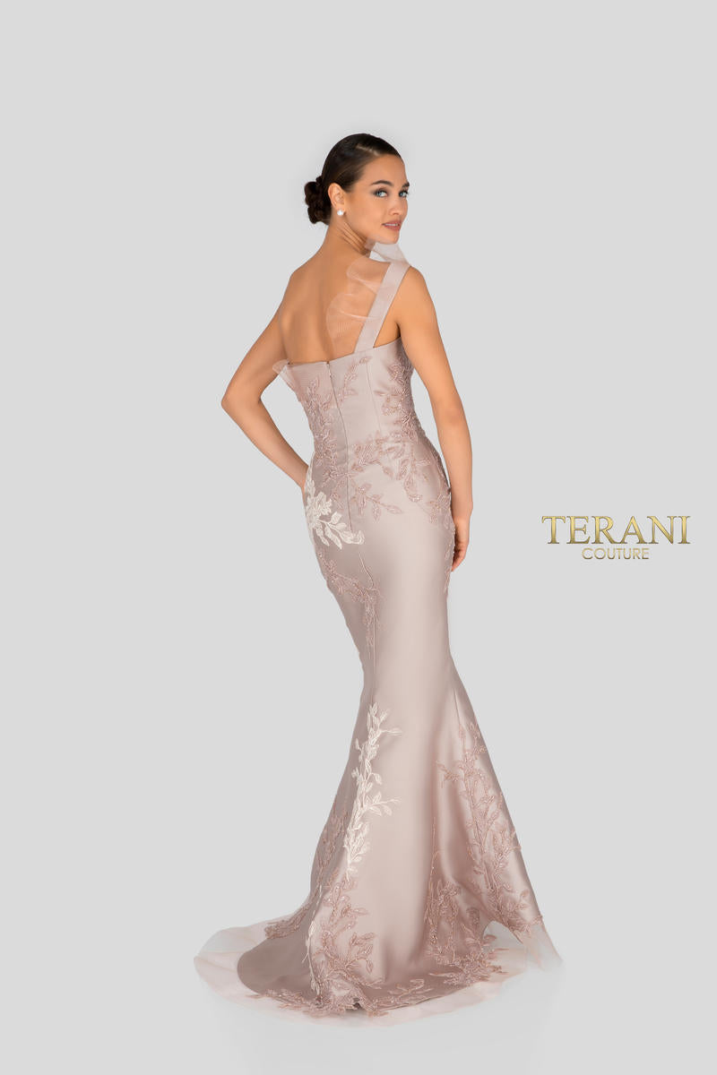 Terani Evenings Dress 1911E9095 - Champagne
