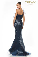 Terani Evenings Dress 1911E9095 - Navy