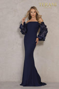 Terani Evenings Dress 1911E9128 - Navy