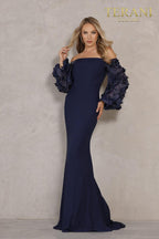 Terani Evenings Dress 1911E9128 - Navy