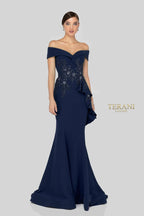 Terani Mother of the Bride Dress 1911M9339 - Navy