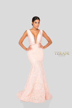 Terani Prom Dress 1911P8158 - Blush Nude