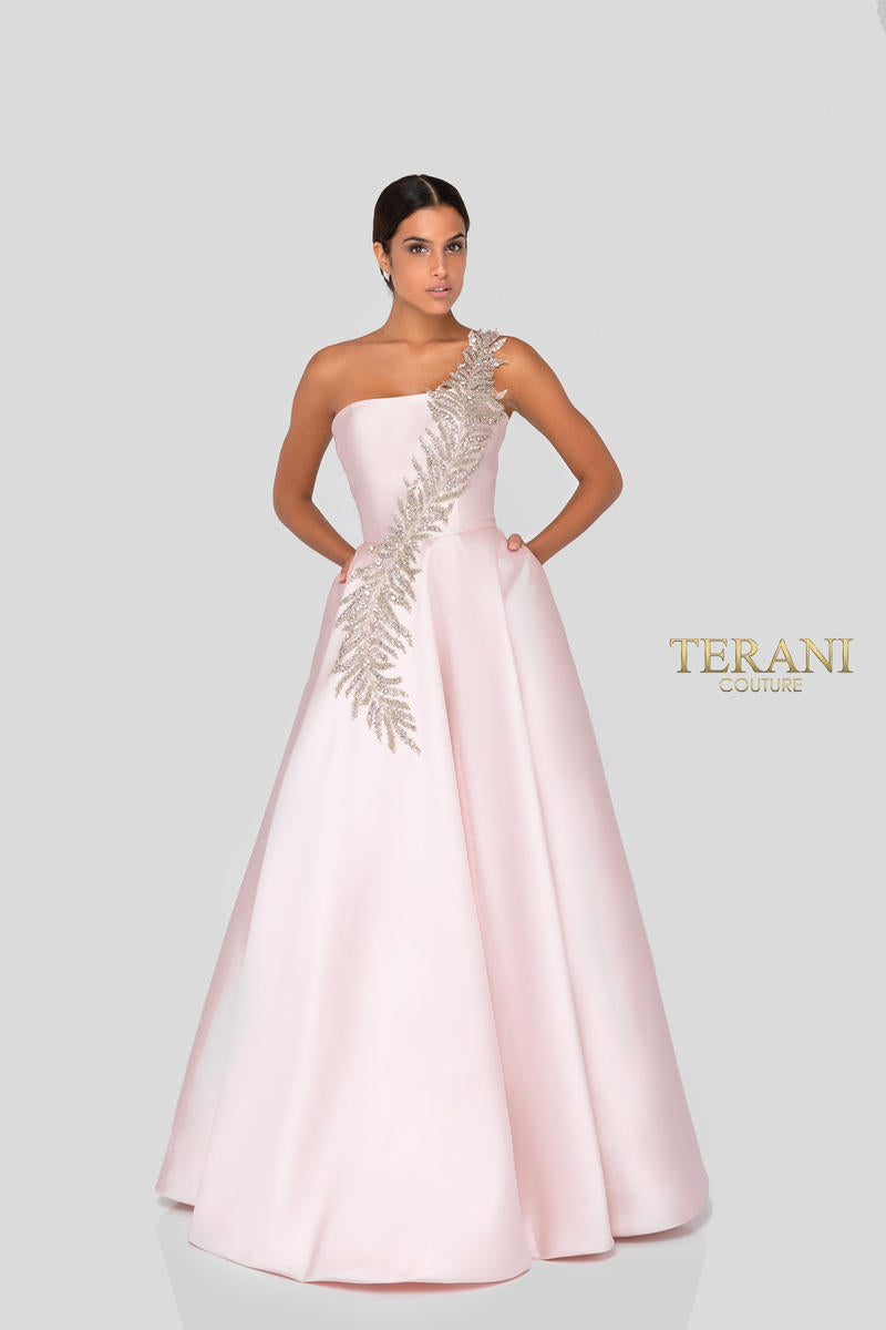 Terani Evenings Dress 1912E9202 - Blush