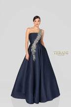 Terani Evenings Dress 1912E9202 - Navy