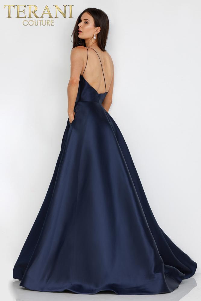 Terani Evenings Dress 1912E9202 - Navy